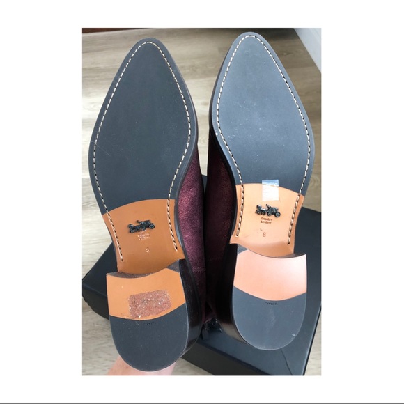 Coach shimmery Chelsea ankle boots NWT, 8 - Picture 7 of 9